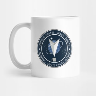 Space Force Funny  Logo Design Mug